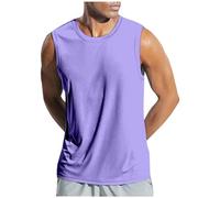 Debardeur Homme Respirant Amincissant Coton Marcel Eté Sport Débardeur Gilet Fitness sous Vetement Uni Undershirt Imprimé Blanc Débardeurs M-4XL