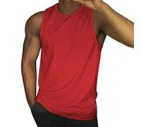 Debardeur Homme Respirant Amincissant Coton Marcel Eté Sport Débardeur Gilet Fitness sous Vetement Uni Undershirt Imprimé Blanc Débardeurs M-4XL