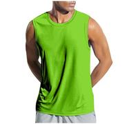 Debardeur Homme Respirant Amincissant Coton Marcel Eté Sport Débardeur Gilet Fitness sous Vetement Uni Undershirt Imprimé Blanc Débardeurs M-4XL