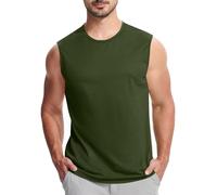 Debardeur Homme Sport Basic Tee Shirt sans Manche Débardeur Running Ete Gym Tshirt Musculation Tank Top Grande Taille Vetement Hommes Respirant T-Shirt Décontracté Streetwear Tanktops Pas Cher