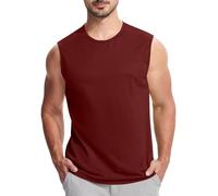 Debardeur Homme Sport Basic Tee Shirt sans Manche Débardeur Running Ete Gym Tshirt Musculation Tank Top Grande Taille Vetement Hommes Respirant T-Shirt Décontracté Streetwear Tanktops Pas Cher