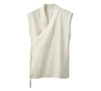 Debardeur Homme Sport Running - Bretelles Tendance De Couleur Unie pour en Lin Japonais pour en Tissu pour (White XXL)