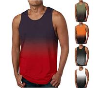 Debardeur Homme Sport Tee Shirt sans Manche Débardeur Running Ete Gym Tshirt Musculation Tank Top Hommes Grande Taille Vetement Respirant T-Shirt Décontracté Streetwear Tanktops Pas Cher