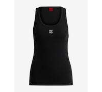 Débardeur HUGO Modern Logo noir pour femme - M