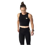 Dynafit Top de running sans manches Trail Crop Top W Black Out technique et respirant Femme M Noir