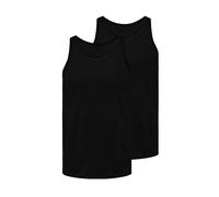 Jack & Jones Débardeur Jacbasic lot de 2 Homme Noir M (EU)