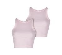 Urban Classics T-shirt femme Ladies Washed Rib Jersey Cropped Top 2-Pack TB7482A 5XL