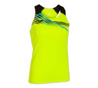Joma Débardeur Femme Elite X T-Shirt, Jaune Fluo/Noir, XS