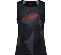 LA SPORTIVA Débardeur d'escalade pour homme - Taille M, Noir/tomate cerise, M