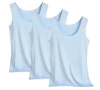 Debardeur Leger Doux-Corset Col Rond sans Manche Casual Tee Shirt Femme Grande Taille Chemise Lin Summer Top T-Shirt Respirant Blouse Slim Fit Haut Confortable Tops Courte XXXL T Shirt
