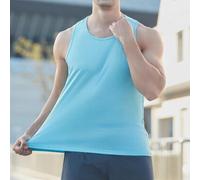Débardeur léger et respirant pour homme, convient pour un usage quotidien pendant l'activité physique et la récupération après l'entraînement (bleu XXL)