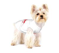 Débardeur léger imprimé carte de Géorgie pour chiens de petite taille T-shirt extensible sans manches
