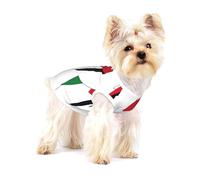 Débardeur léger pour chiens de petite taille avec imprimé carte du drapeau de la Palestine