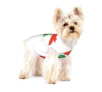 Débardeur léger pour chiens de petite taille, extensible, sans manches, imprimé carte du Liban