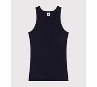 Débardeur L'iconique femme en coton uni Petit Bateau - bleu - Taille S S bleu marine