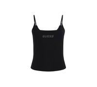 Guess Débardeur logo strassé coton jeans.