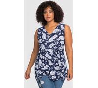 Débardeur long - Sheego - bleu imprimé BLEU IMPRIMÉ 44