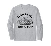 Débardeur Militaire Amusant - This is My Tank Top Manche Longue