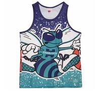Débardeur Mitchell & Ness Jumbotron Mesh Charlotte Hornets L