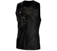 Mizuno T-shirt sans manches Active Dryaeroflow Graphic Origami – Noir S Homme