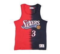 Debardeur NBA Vertical Tie Dye pour hommes Hardwood Classics No 3 Allen Iverson Phi76e ORIGINAL TEAM COLORS M