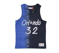 Debardeur NBA Vertical Tie Dye pour hommes Hardwood Classics No 32 Shaquille O'neal Orlmag ORIGINAL TEAM COLORS S
