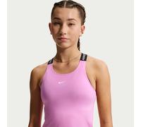 Débardeur Nike Pro Dri-FIT pour ado (fille) Light Magenta/Noir/Blanc L