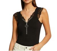 Débardeur Noir Femme Morgan Dolia XS