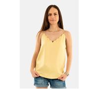 Débardeur - ONLY - 15176550 Debbie Straw - Jaune - Coupe Regular - Col Arrondi 36