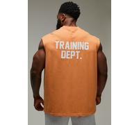 Débardeur oversize de sport - MAN Active homme - orange - M, orange