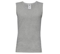 Débardeur Performance B&C Athletic Move Homme Col Rond Noir Marine