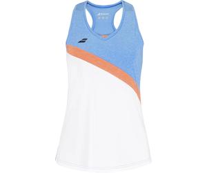 Débardeur polyester femme Babolat Play Blanc XS
