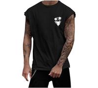 Débardeur pour Homme sans Manches Grande Taille Couleur Unie Ete Léger Maillot de Corps Tank Top Stringer pour Un Usage Sportif Quotidien Debardeur Homme Coton Marcel