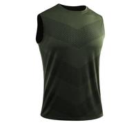 Débardeur pour Homme - sans Manches Plage Rétro Été Couleur Unie Col Rond sans Manches Muscle Maillot de Corps pour Entraînement Gym Fitness Athletic Lightweight Veste Hommes