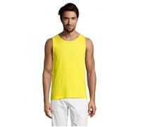 Débardeur pour homme - SOL'S - Justin - Jaune - 100% coton - Sans manche M