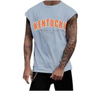 Débardeur Pour Homme Top Stretchy Coton Sans Manches Shirt Lâche Maillot De Corps Yoga Ample Et Respirant T-Shirts Top Débardeur Compression Homme