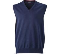 Débardeur Pull sans manche col V - Homme - JN657 - Bleu marine - 100% coton XXXL