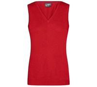 Débardeur Pull Sans Manches Col V - Femme - Jn656 - Rouge