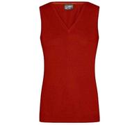 Débardeur Pull Sans Manches Col V - Femme - Jn656 - Rouge Bordeau