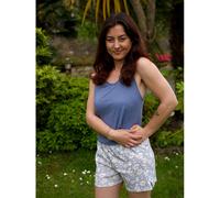 Débardeur pyjama rossignol bleu lavande