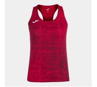 Débardeur running femme Joma Elite VIII - rouge - coupe ajustée - emmanchures découpées au laser 11-12 ans