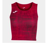 Débardeur running femme Joma Elite VIII - rouge - doublure intérieure et technologie Micro-Mesh 8-10 ans