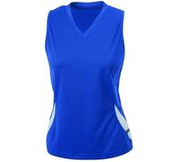 Débardeur running respirant JN315 - Femme - Bleu roi et blanc - Multisport S