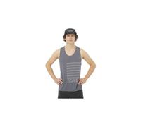 Debardeur salomon sense aero graphic gris blanc homme