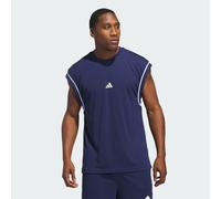 adidas Homme Basketball All World Sleeveless Tank, Team Navy Blue 2 / Team Navy Blue 2, XL