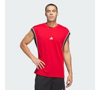 adidas Homme Basketball All World Sleeveless Tank, Team Power Red 2 / Black, S