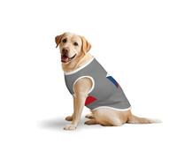 Débardeur sans manches avec motif drapeau de la République tchèque pour animaux de compagnie