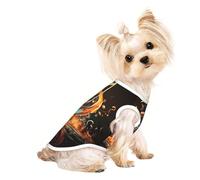Débardeur sans manches imprimé symbole de musique pour chiens et chats Vêtements extensible doux tendance gilet vêtements vêtements
