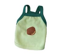 Débardeur sans Manches pour Chien éblouissant, Motif de Dessin animé Mignon, Respirant et Confortable, pour Petits Chiens et Chats (Vert Avocat L)