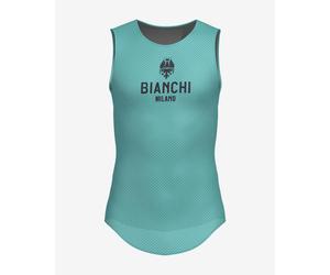 Débardeur Santini Bianchi Milano Core sans manches bleu ciel - M-L